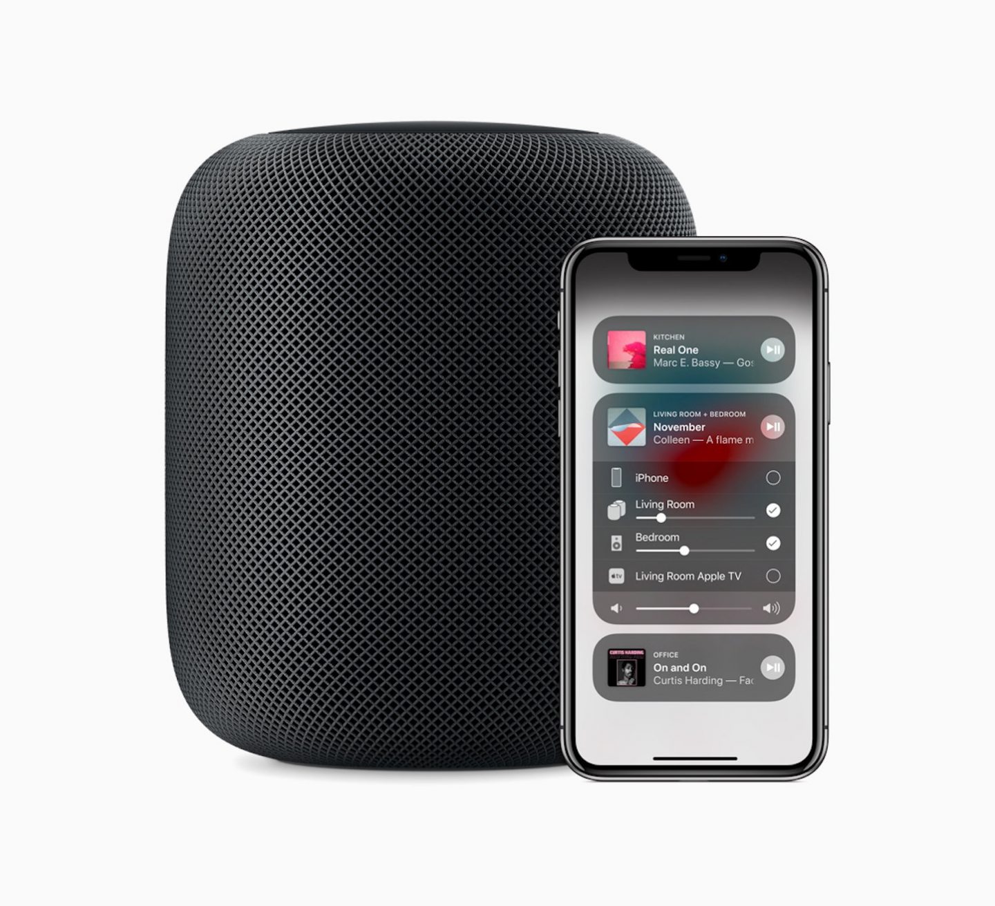 How to find iPhone with HomePod