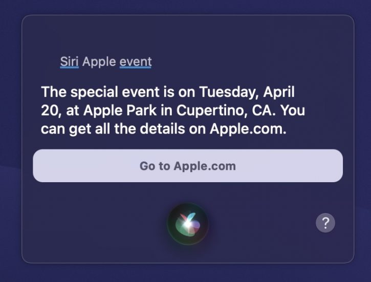 Apple April Event Announced Today