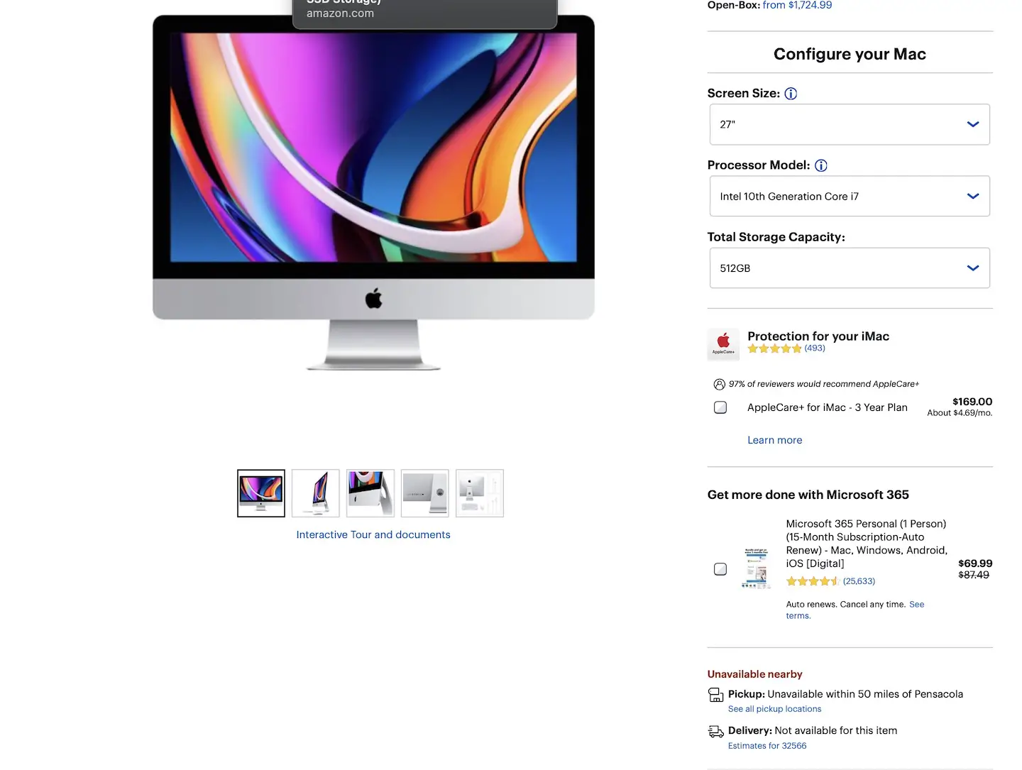 Higher-end 27 Inch iMac Not Available on Amazon Or Best Buy1