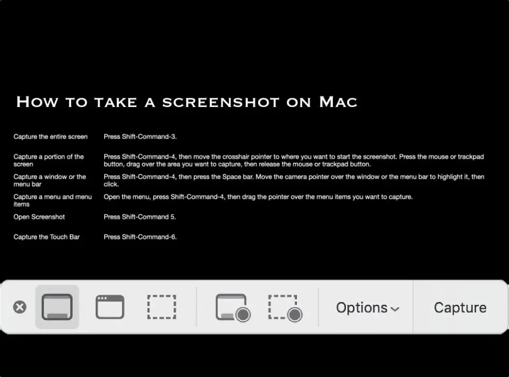 How to take a screenshot on Mac 2021