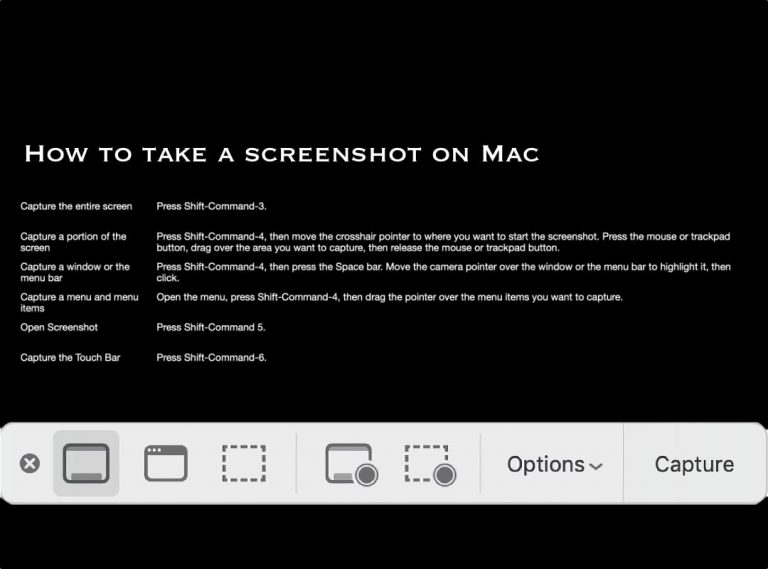 How to take a screenshot on Mac 2021