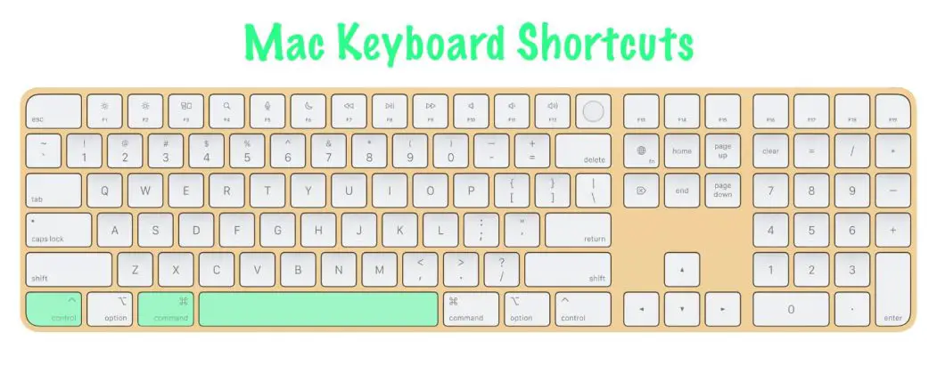 google apple keyboard shortcuts