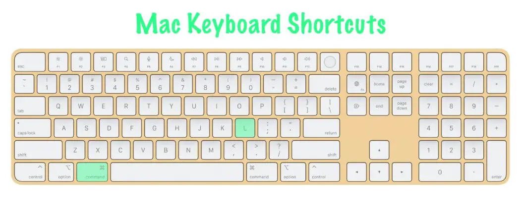 keyboard shortcut mac chrome for address bar