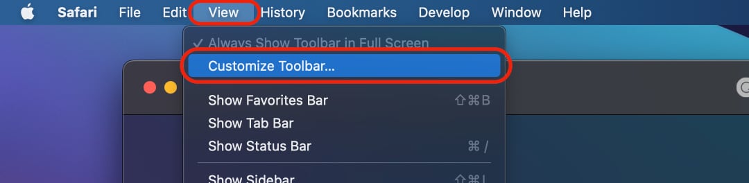 How to Customize Safari Toolbar on Mac