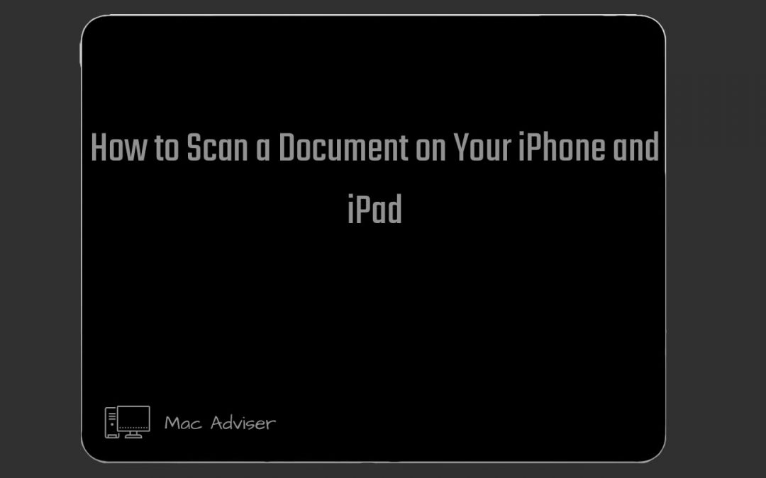 How to Scan a Document on your iPhone | 2023