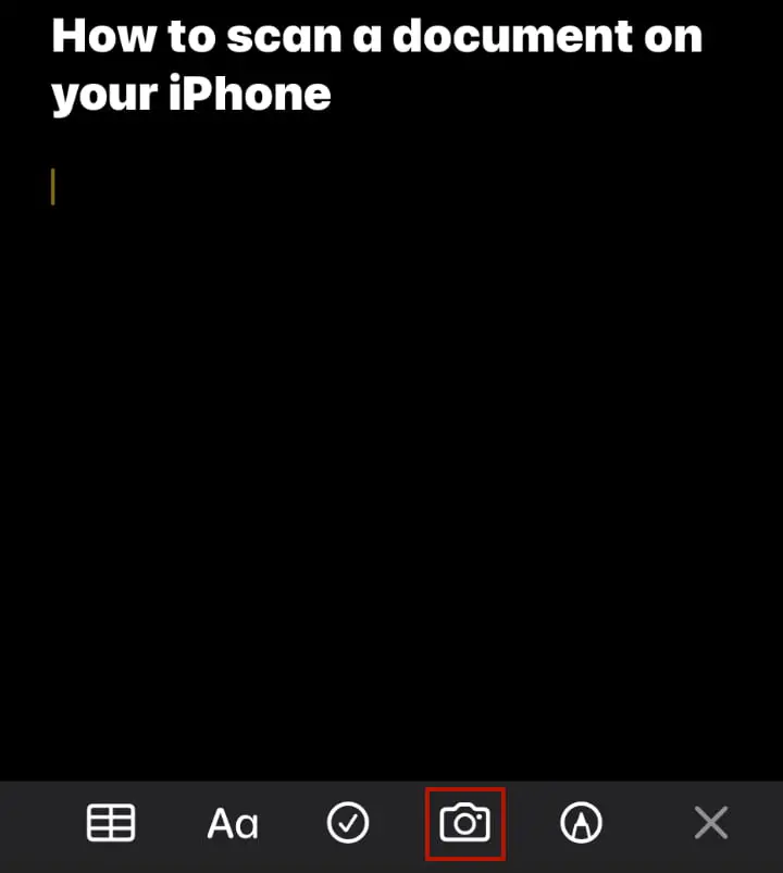 How to Scan a Document on your iPhone 1