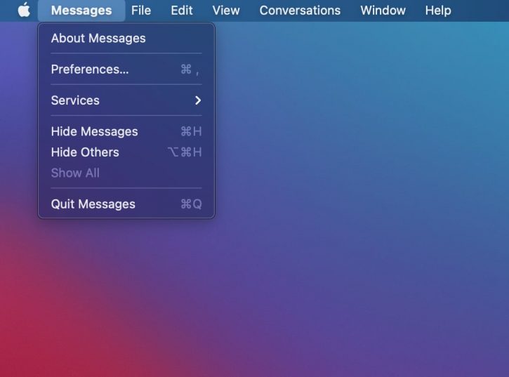 how do i set up my messages on mac