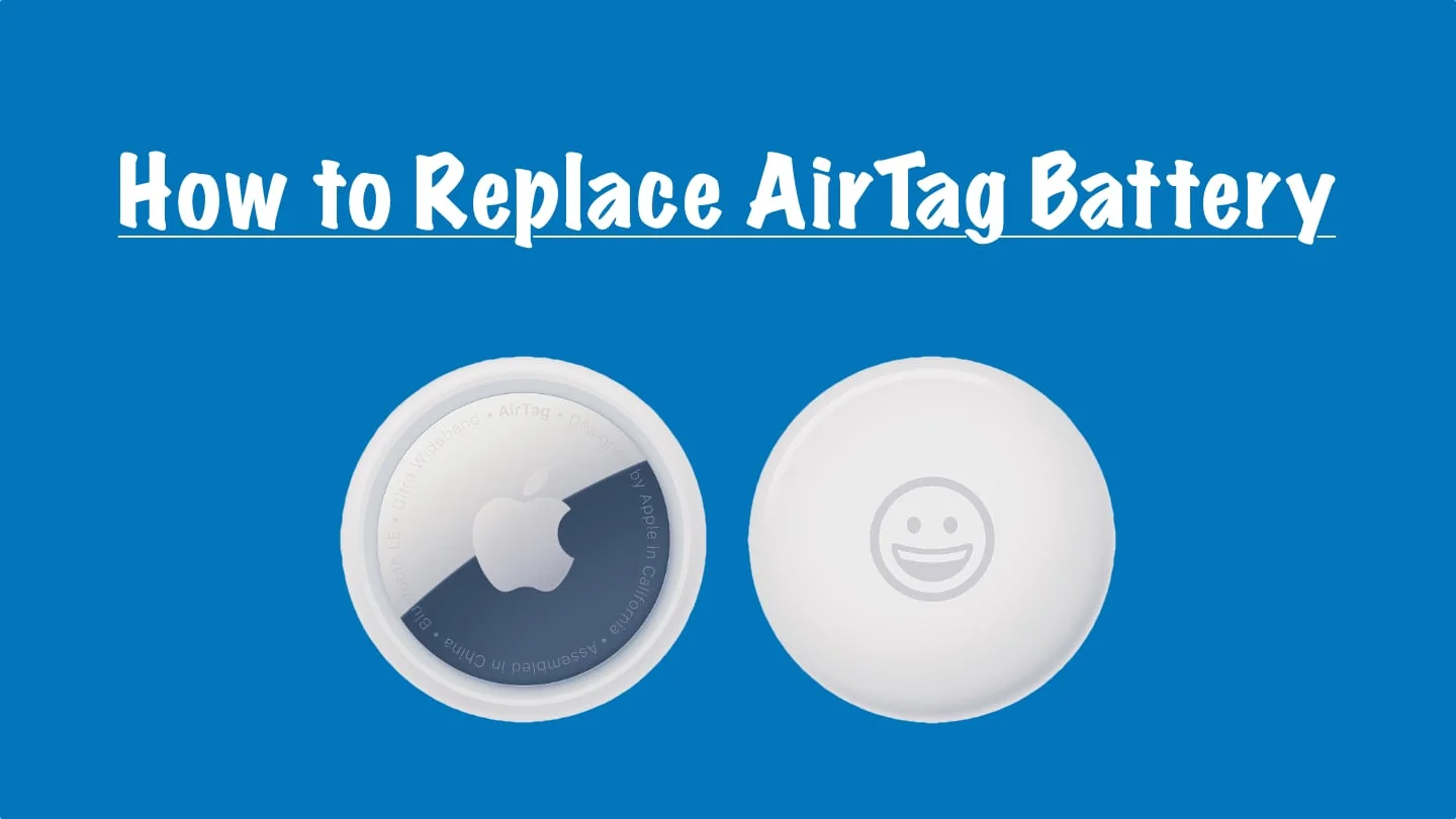 How to replace AirTag battery