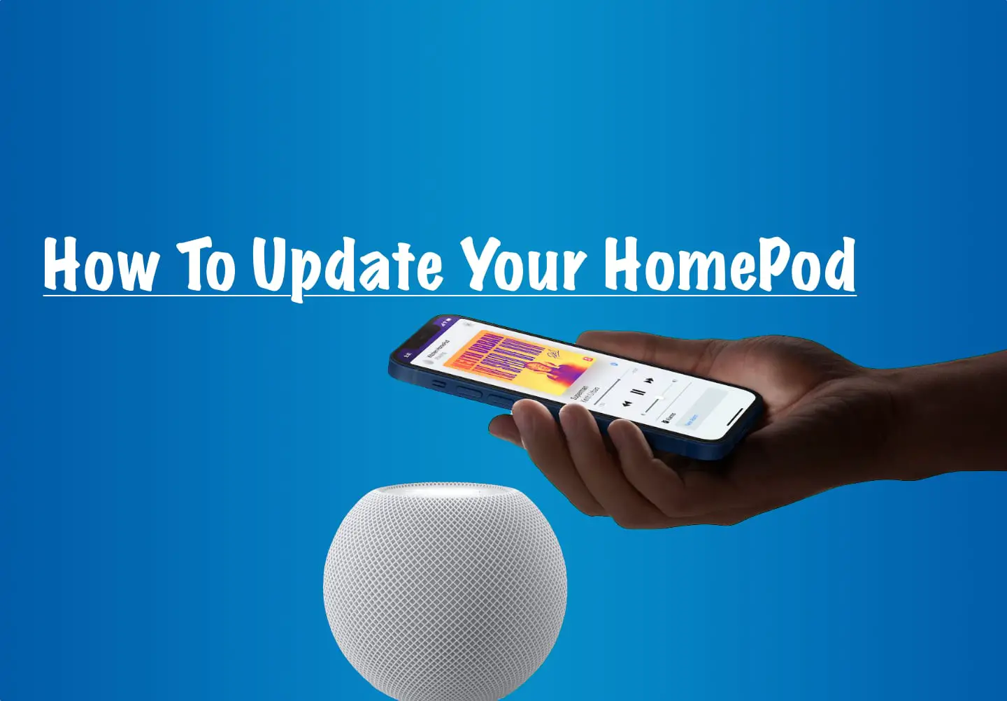 ​How to Update HomePod Software