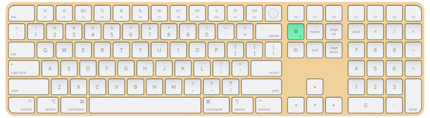 degrees on mac keyboard